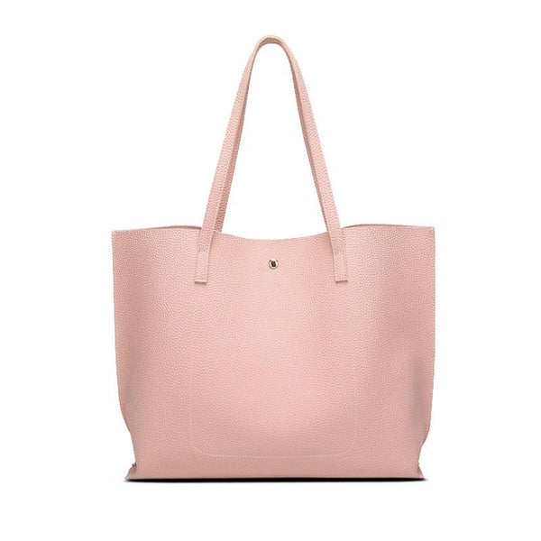 Soft Leather Candy Shades Tote Bag