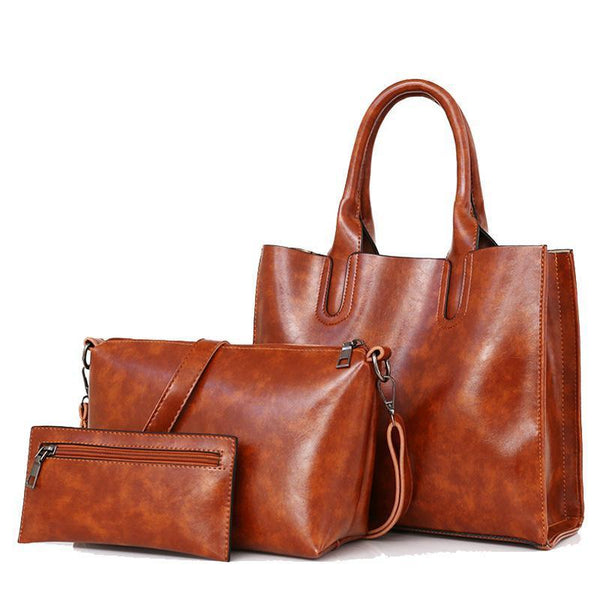 Elegant Vintage Tote Bag Set