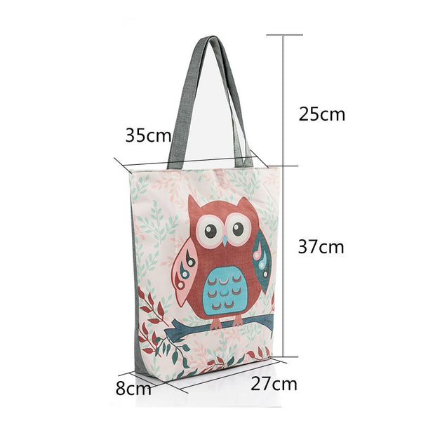 Owl Inspired Tote Beach Bag