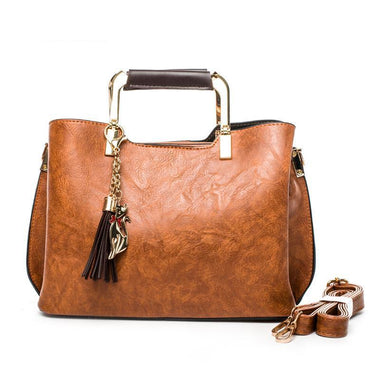 Vintage Tassel Tote Handbag