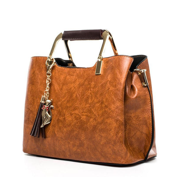 Vintage Tassel Tote Handbag