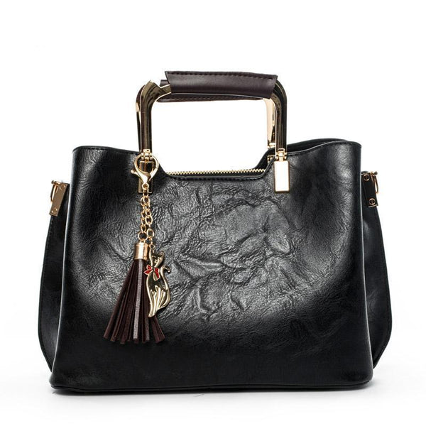 Vintage Tassel Tote Handbag