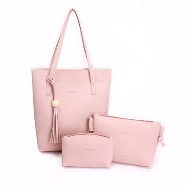 Korean Style Soft Leather Bag Set