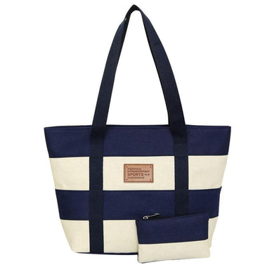 Designer's Stripe Tote Handbags
