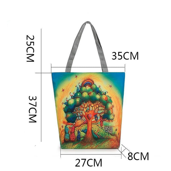 Amazing Owl Inspired Casual Tote Bag