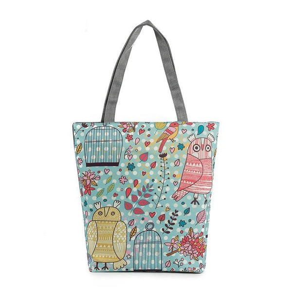 Amazing Owl Inspired Casual Tote Bag