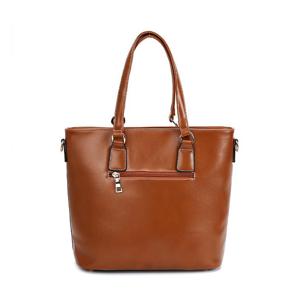 High-grade Oil-Wax Casual Bag Set