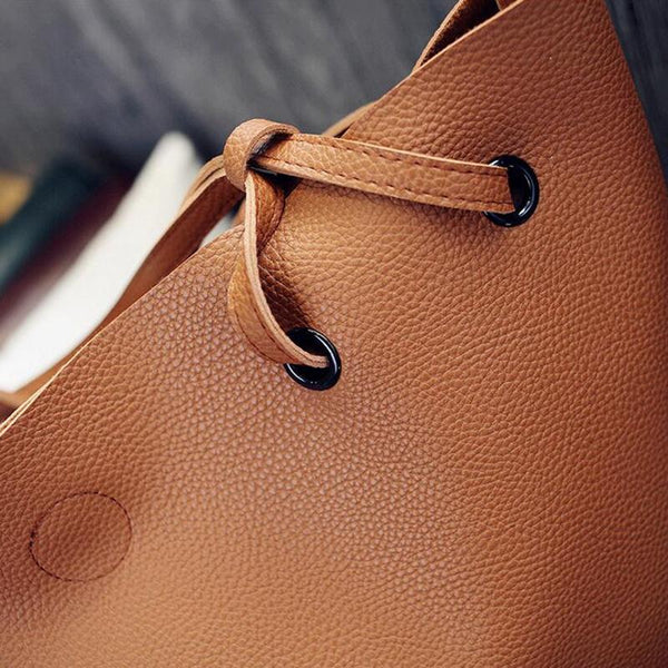 Soft Leather Fashionable Bag Set