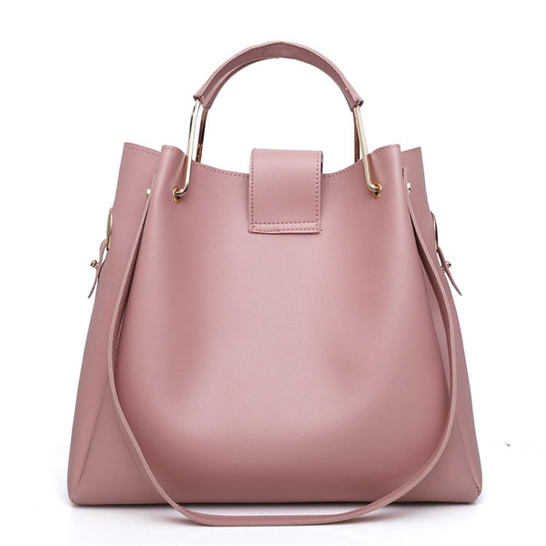 Lady Casual Leather Bag Set