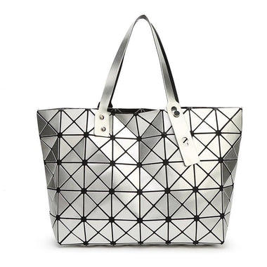 Diamond Lattice Stylish Tote Bag