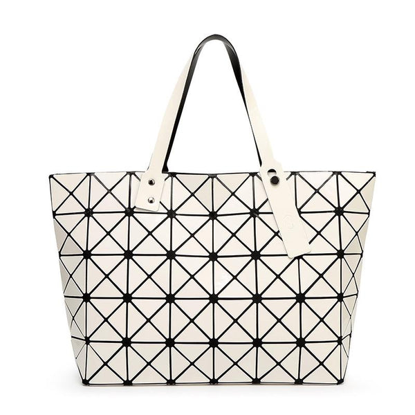 Diamond Lattice Stylish Tote Bag