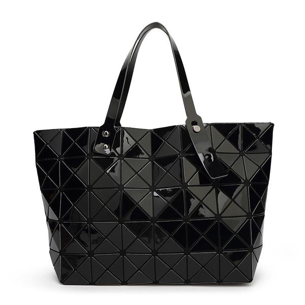 Diamond Lattice Stylish Tote Bag