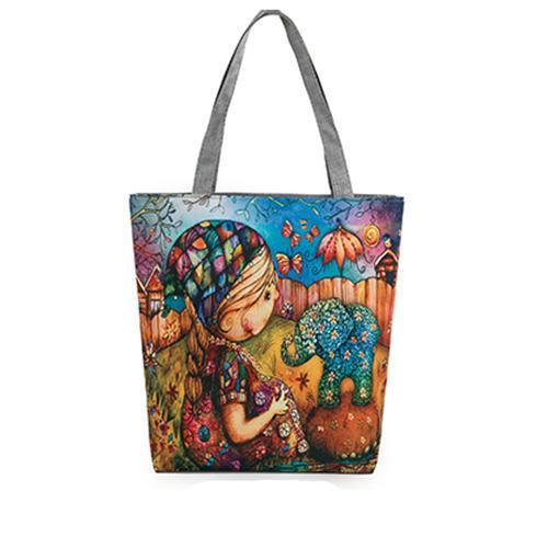 Amazing Owl Inspired Casual Tote Bag