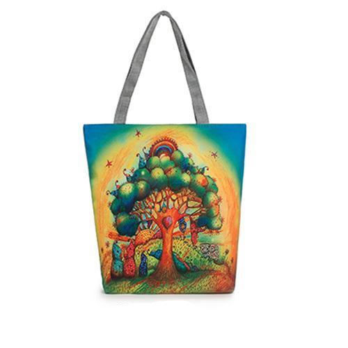 Amazing Owl Inspired Casual Tote Bag