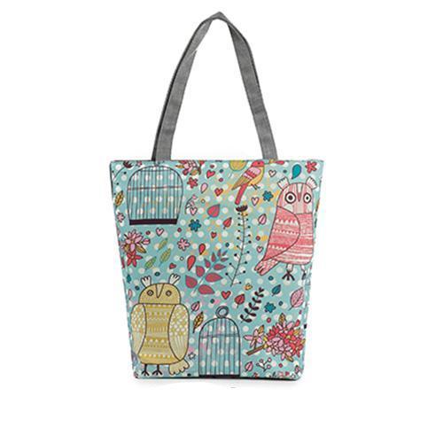 Amazing Owl Inspired Casual Tote Bag