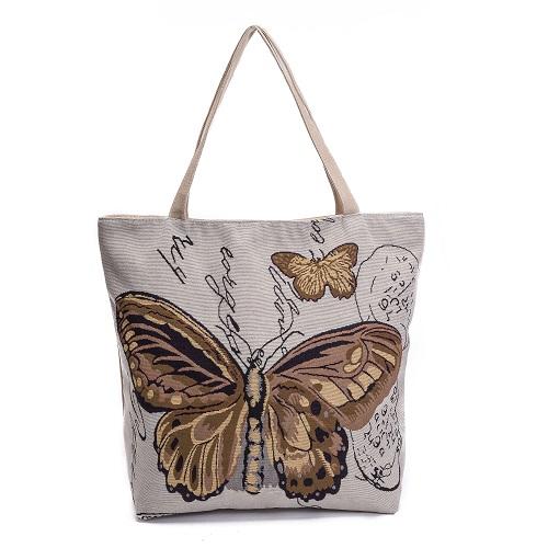 Lovely Butterfly Shoulder Tote Bag