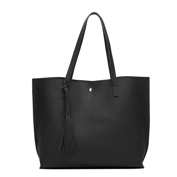 Soft Leather Candy Shades Tote Bag