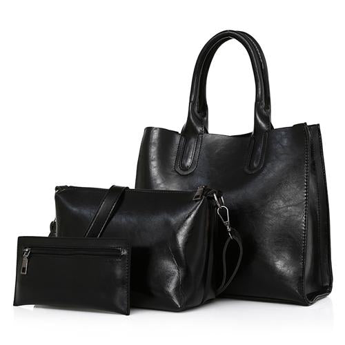 Elegant Vintage Tote Bag Set