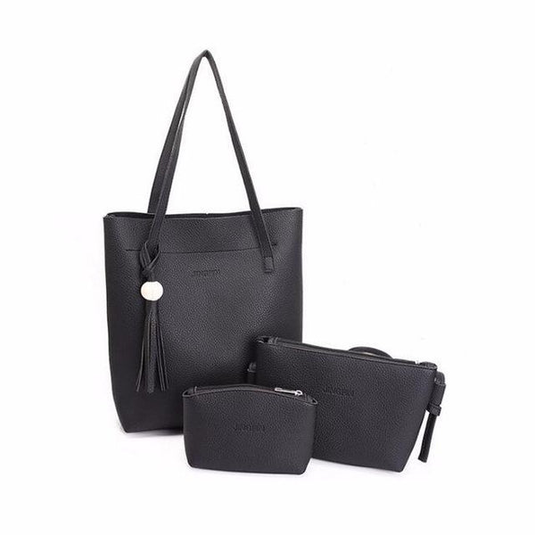 Korean Style Soft Leather Bag Set