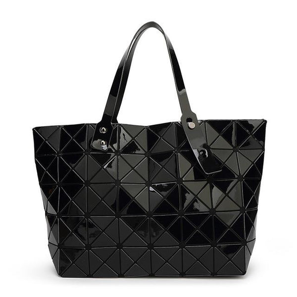 Diamond Lattice Stylish Tote Bag
