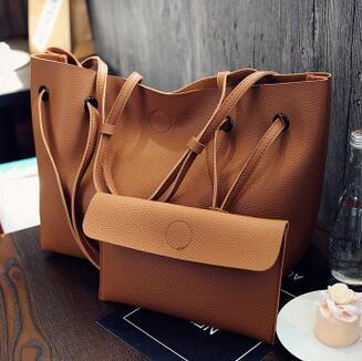 Soft Leather Fashionable Bag Set