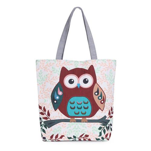 Owl Inspired Tote Beach Bag