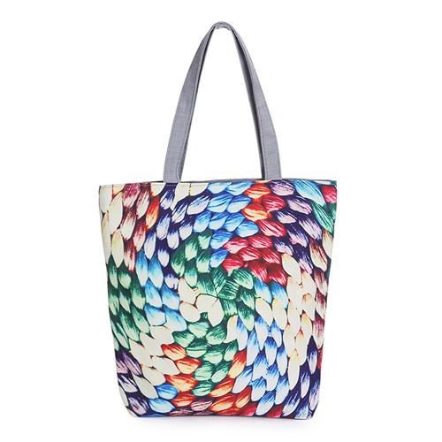 Floral Canvas Tote Bag