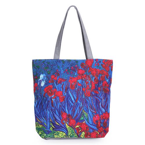 Floral Canvas Tote Bag