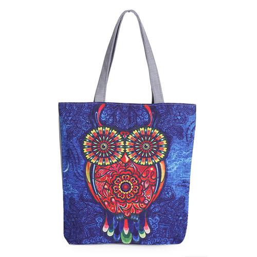 Owl Inspired Tote Beach Bag