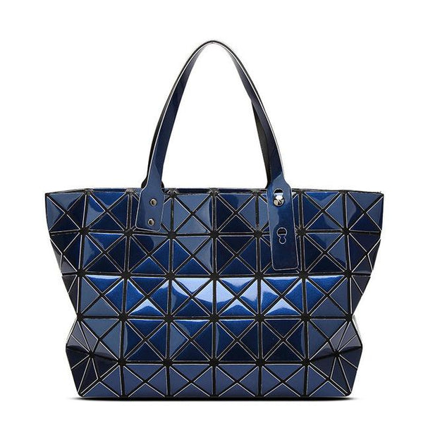 Diamond Lattice Stylish Tote Bag