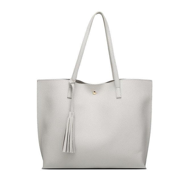 Soft Leather Candy Shades Tote Bag