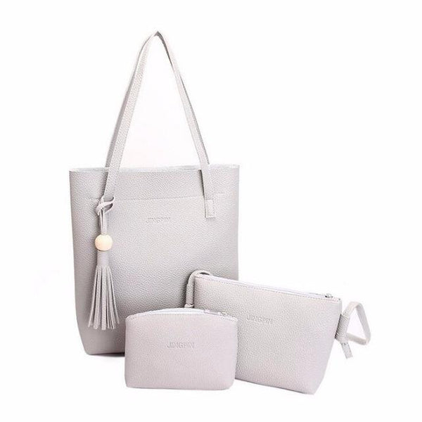 Korean Style Soft Leather Bag Set