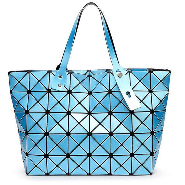 Diamond Lattice Stylish Tote Bag