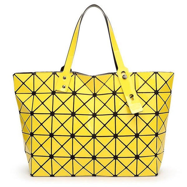 Diamond Lattice Stylish Tote Bag