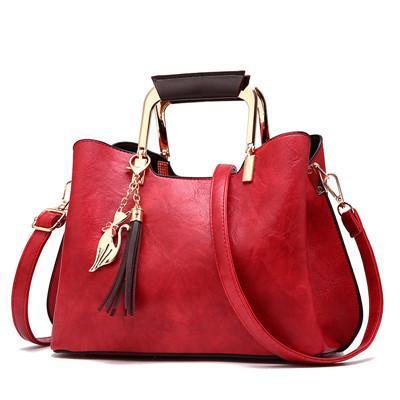Vintage Tassel Tote Handbag